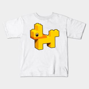 Brick Animals: Dog Kids T-Shirt